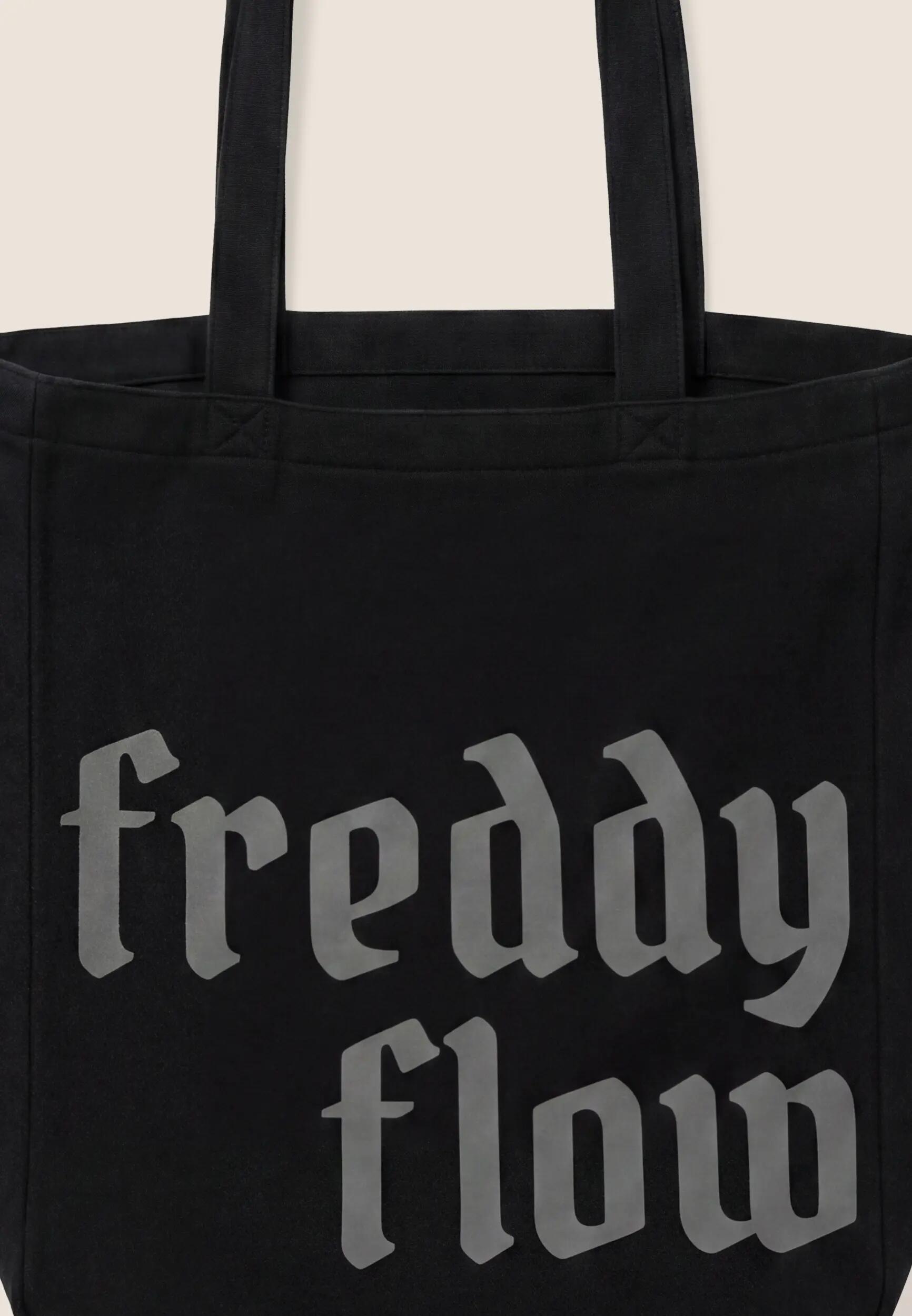 Shopping bag en coton effet délavé Freddy Flow 4/4