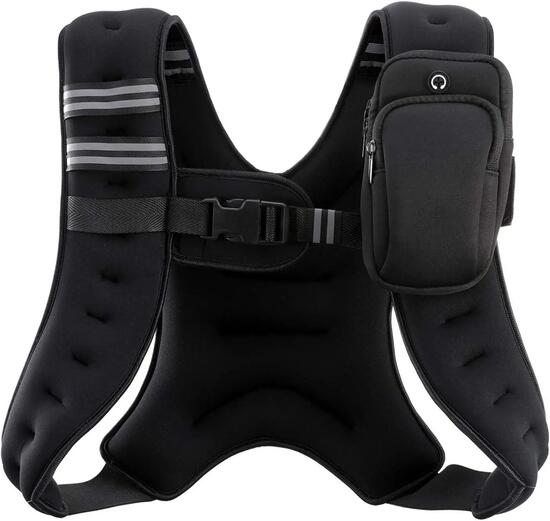 Gilet lesté pour hommes et femmes, idéal pour l'entraînement, la course à pied,