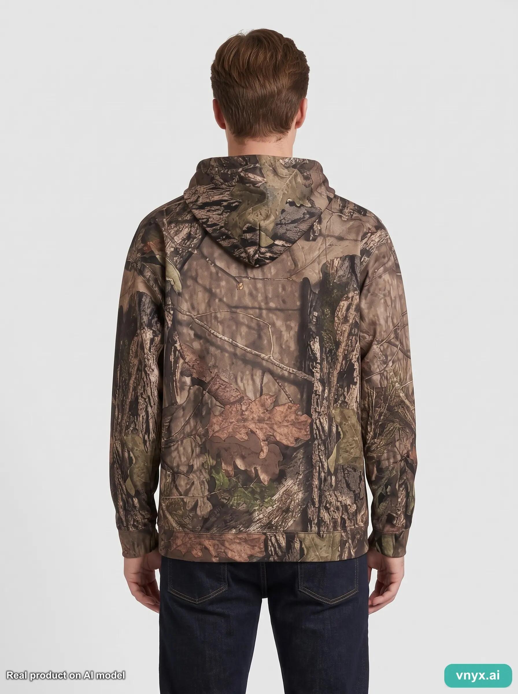Second Life - Mossy Oak Camouflage Hoodie Men L 2/5