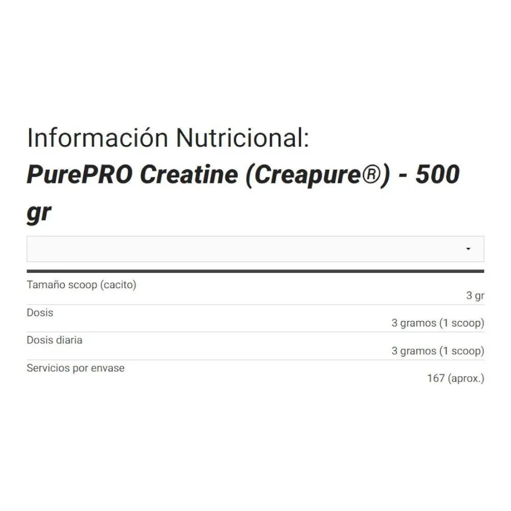 Suplemento - Treino alta intensidade - Creatina Creapure® 500 g 2/2