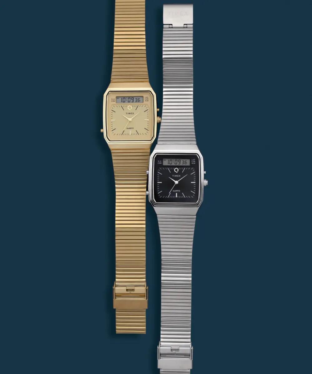 Timex Analog Digital Uhr Gold/Champagne TW2Y06000 5/6