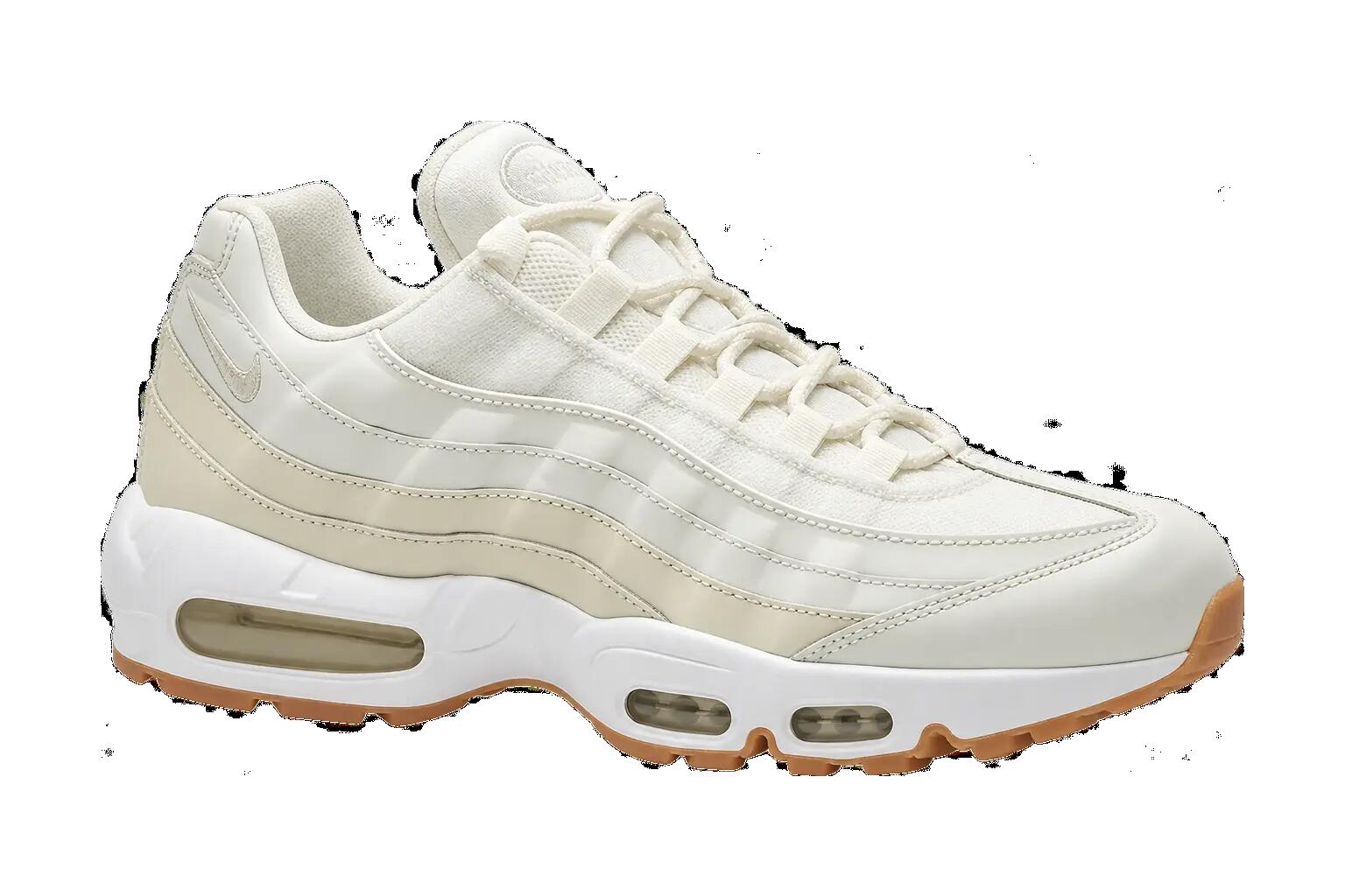 Baskets femme blanches semelle gomme Nike Air Max 95 Sail Gum sans boîte 1/1