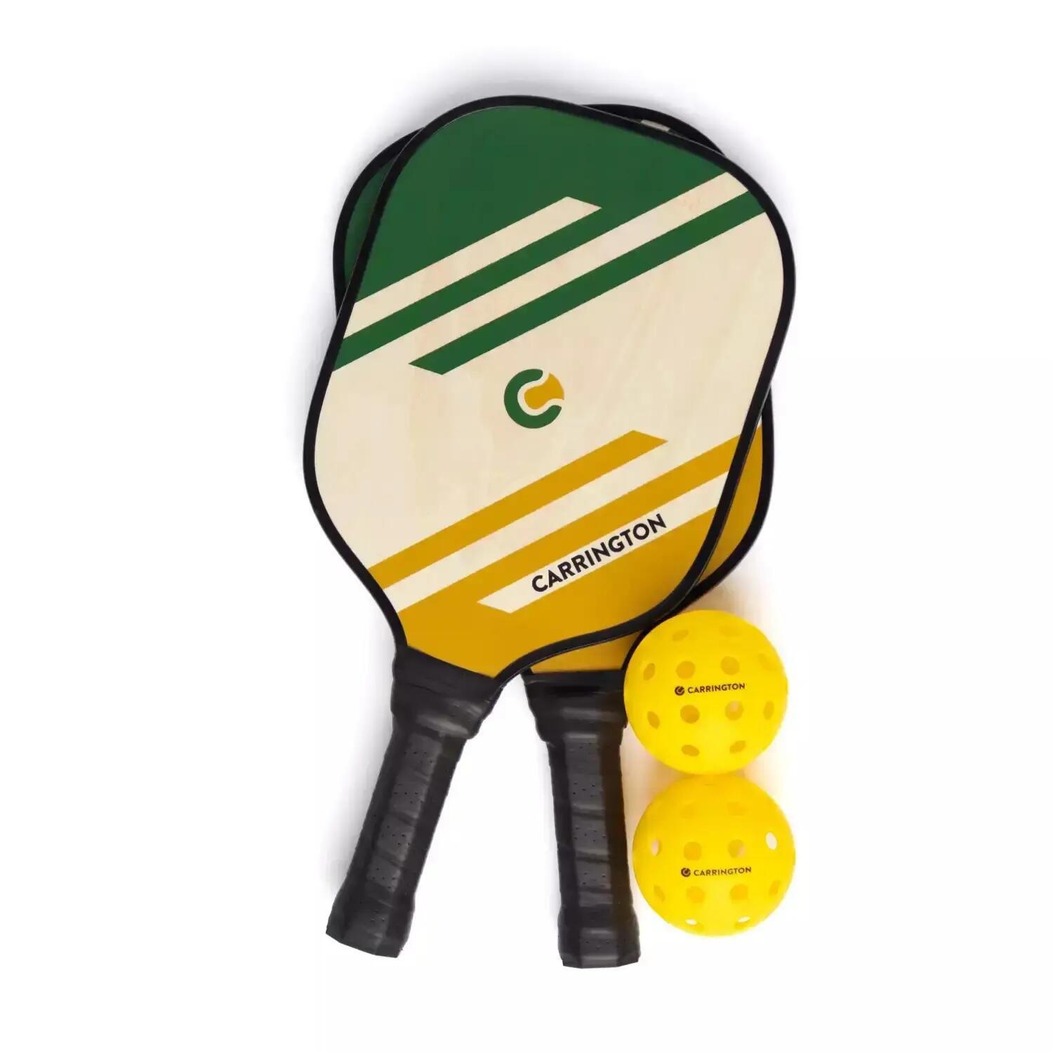 Ekologiczna podstawowa rakieta do pickleball z drewna Carrington (x2) 3/3