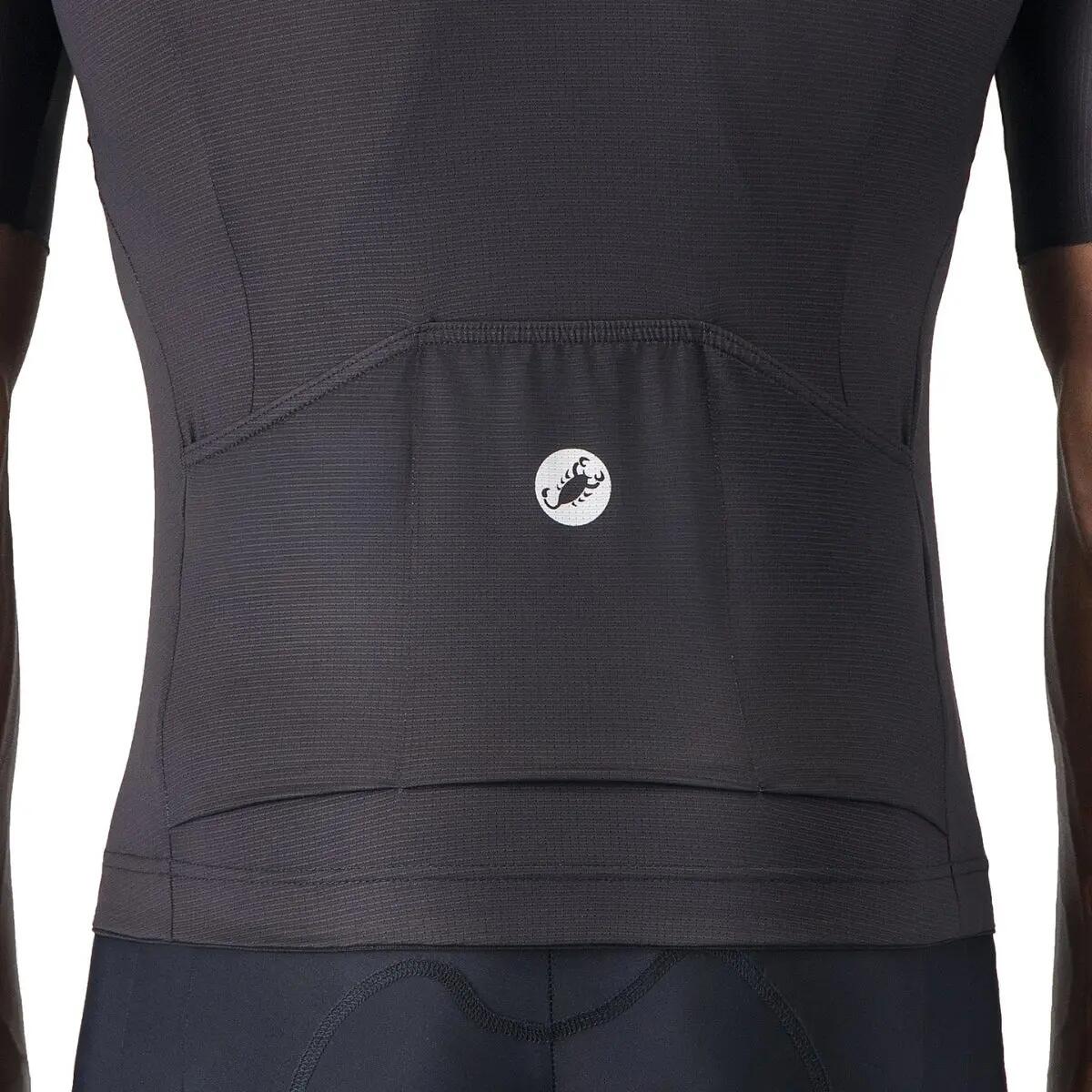 Tricou ciclism Castelli Entrata Apex bărbați - negru cu alb 5/5