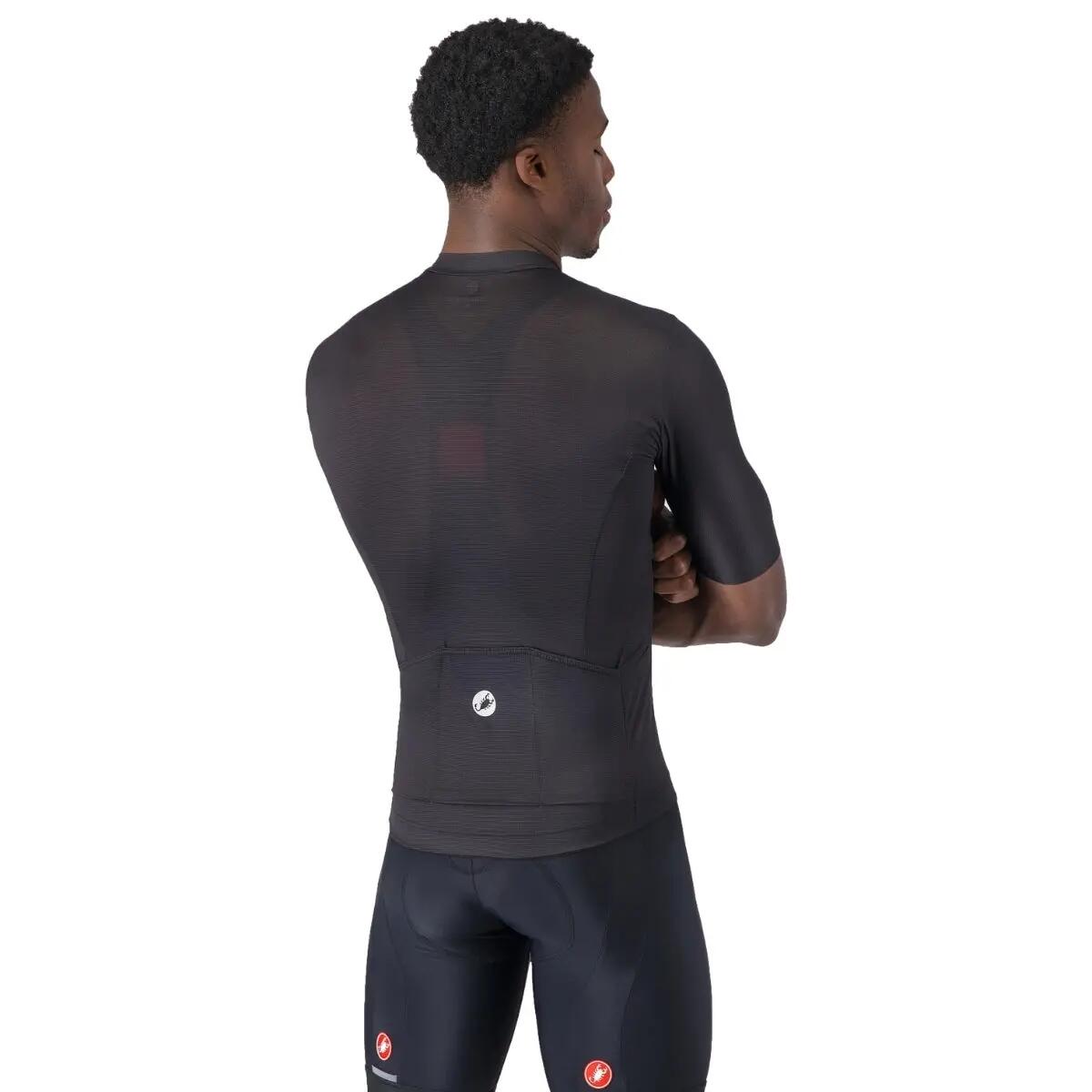 Tricou ciclism Castelli Entrata Apex bărbați - negru cu alb 2/5