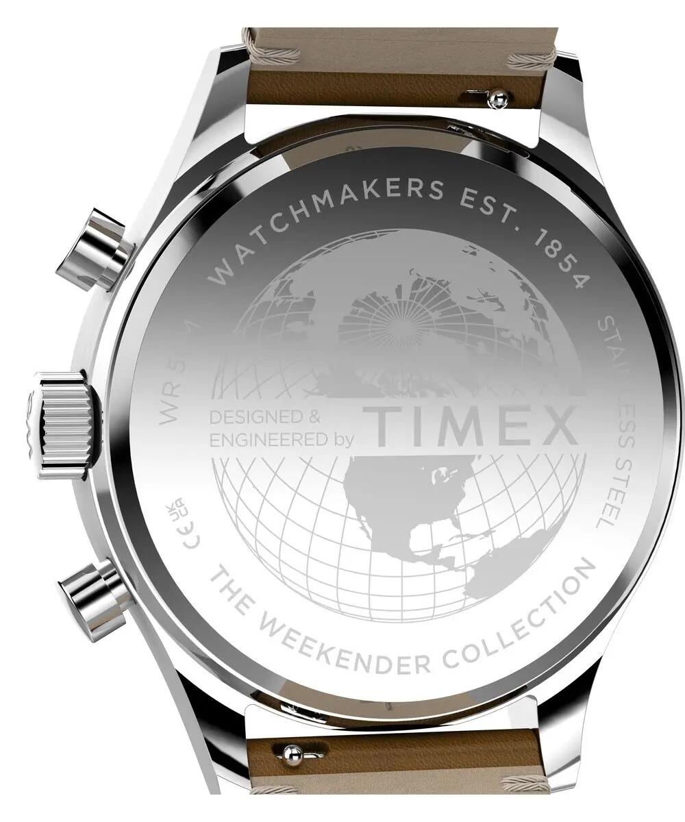 Timex Chronographe Montre Marron/Cream TW2Y85000 4/6