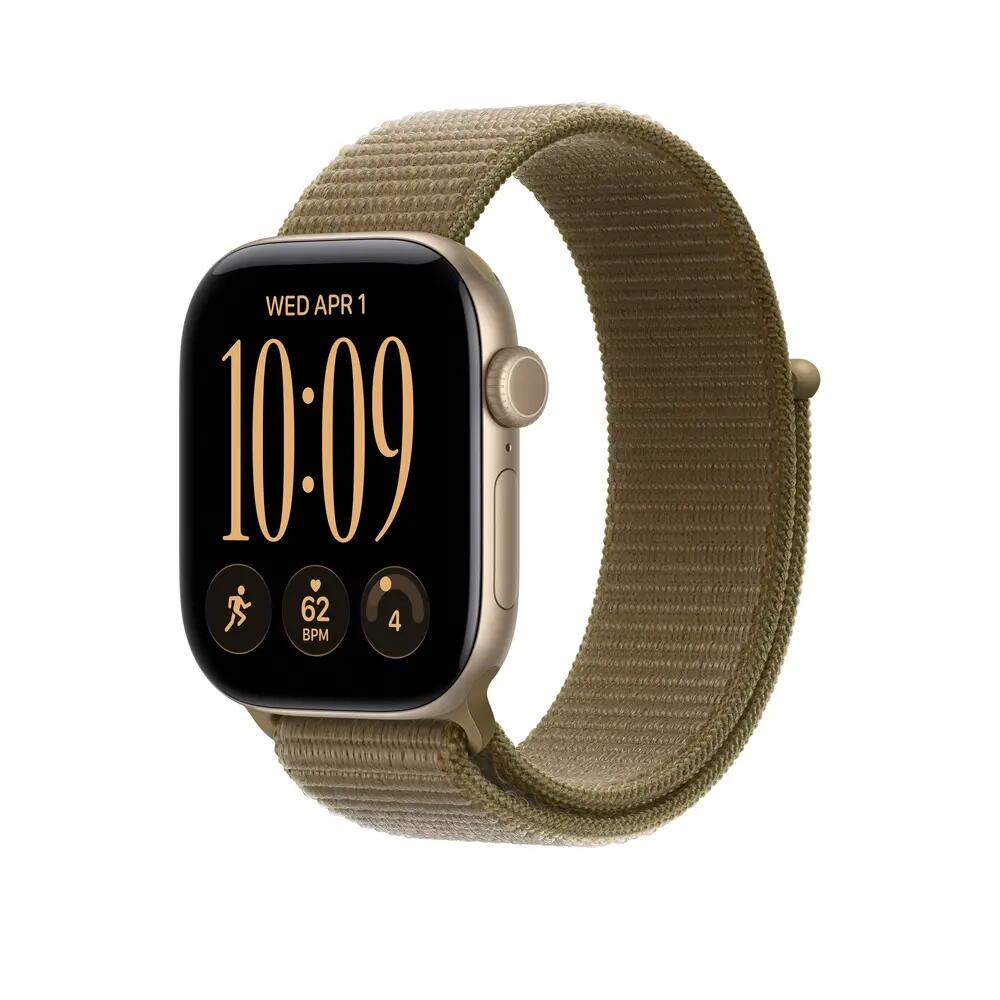 Bracelet Apple Sport Loop Olive — unisexe en nylon 2/2