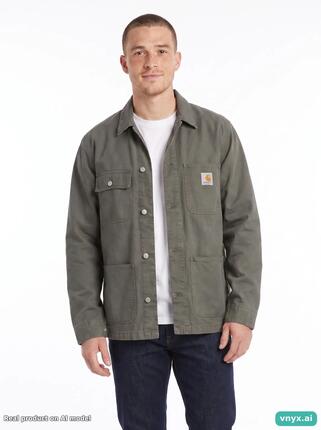 Second Life - Carhartt Jacket in Olive Green size XL Outdoor Jacket