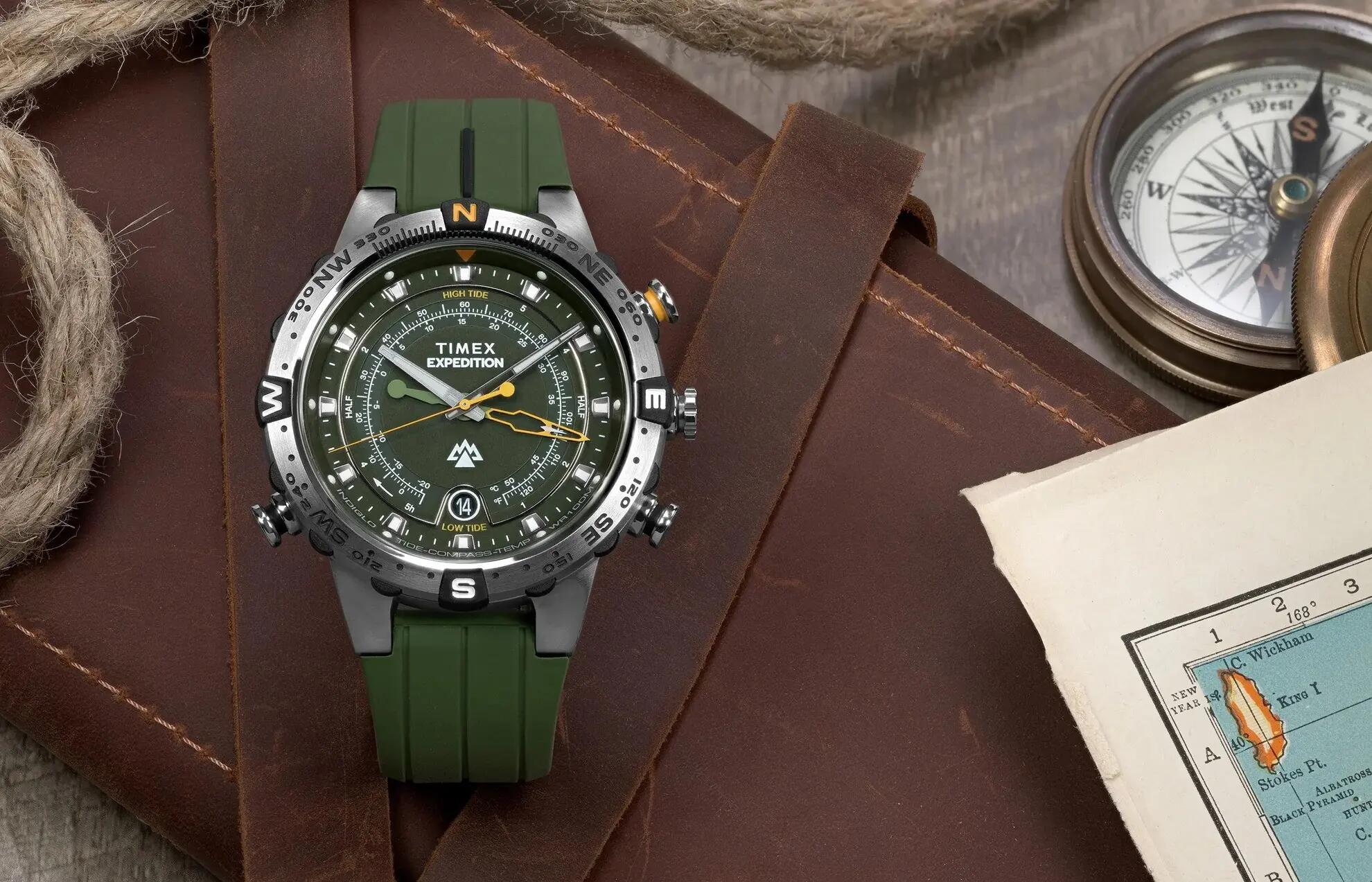 Timex Analog Uhr Grün/Grün TW2Y14400 5/6