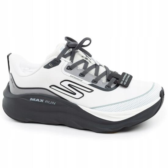 Zapatillas deportivas de running para hombre Skechers Max Run Vorteza blancas
