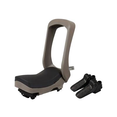 Fietszitje voor kinderen urban iki junior mik hd grijs/zwart