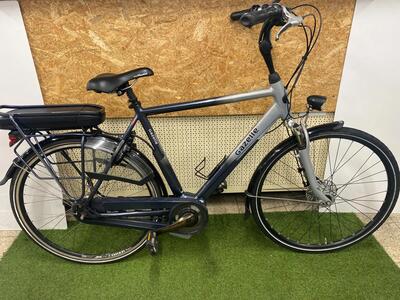 Second life - gereviseerd gazelle grenoble c7 400wh, metal/grijs