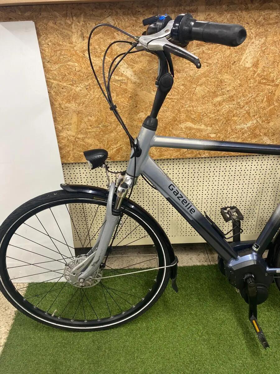 Second Life - Gereviseerd Gazelle Grenoble c7 400Wh, metal/grijs 6/7