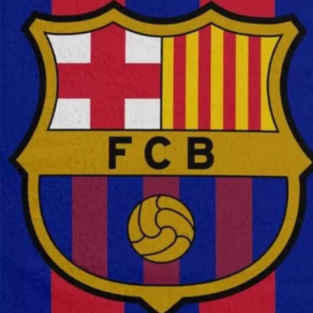 Serviette géante classique FC Barcelone - microfibre polyester 4/4
