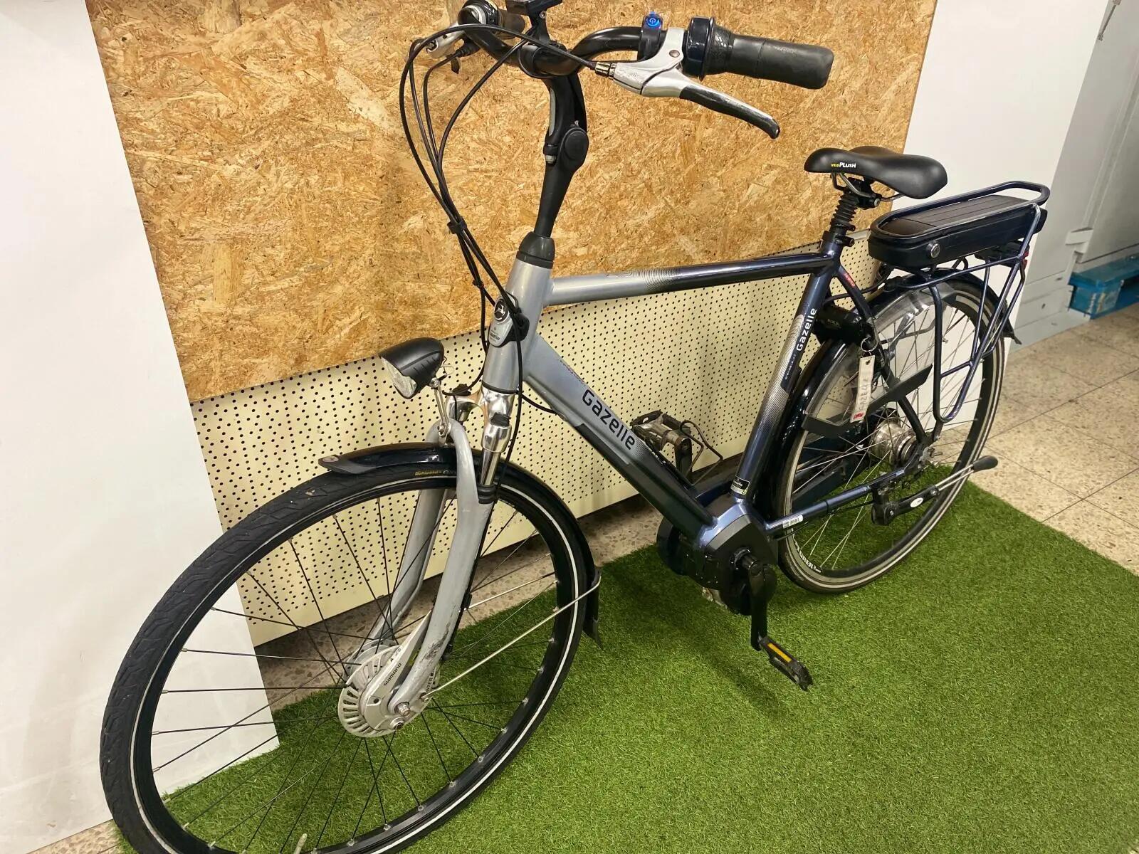 Second Life - Gereviseerd Gazelle Grenoble c7 400Wh, metal/grijs 4/7
