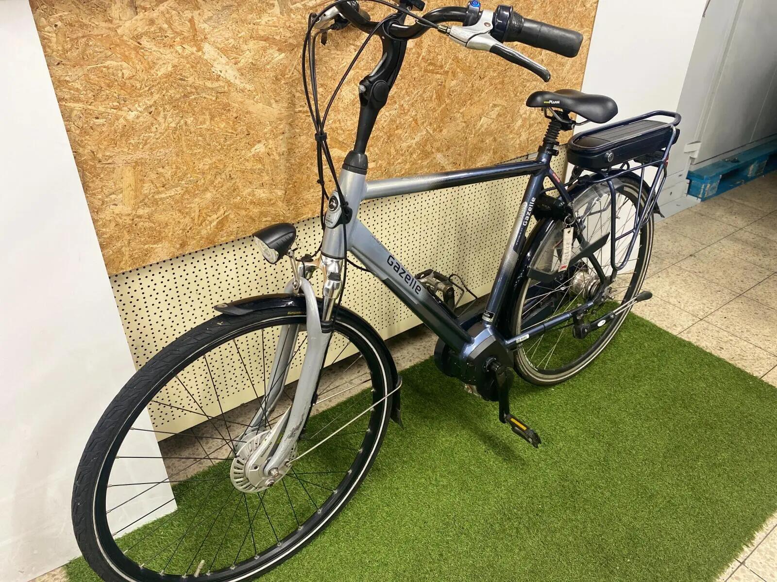 Second Life - Gereviseerd Gazelle Grenoble c7 400Wh, metal/grijs 3/7