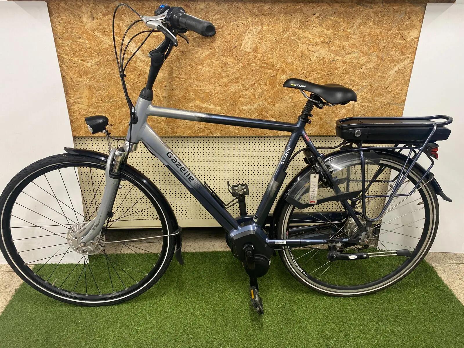 Second Life - Gereviseerd Gazelle Grenoble c7 400Wh, metal/grijs 2/7
