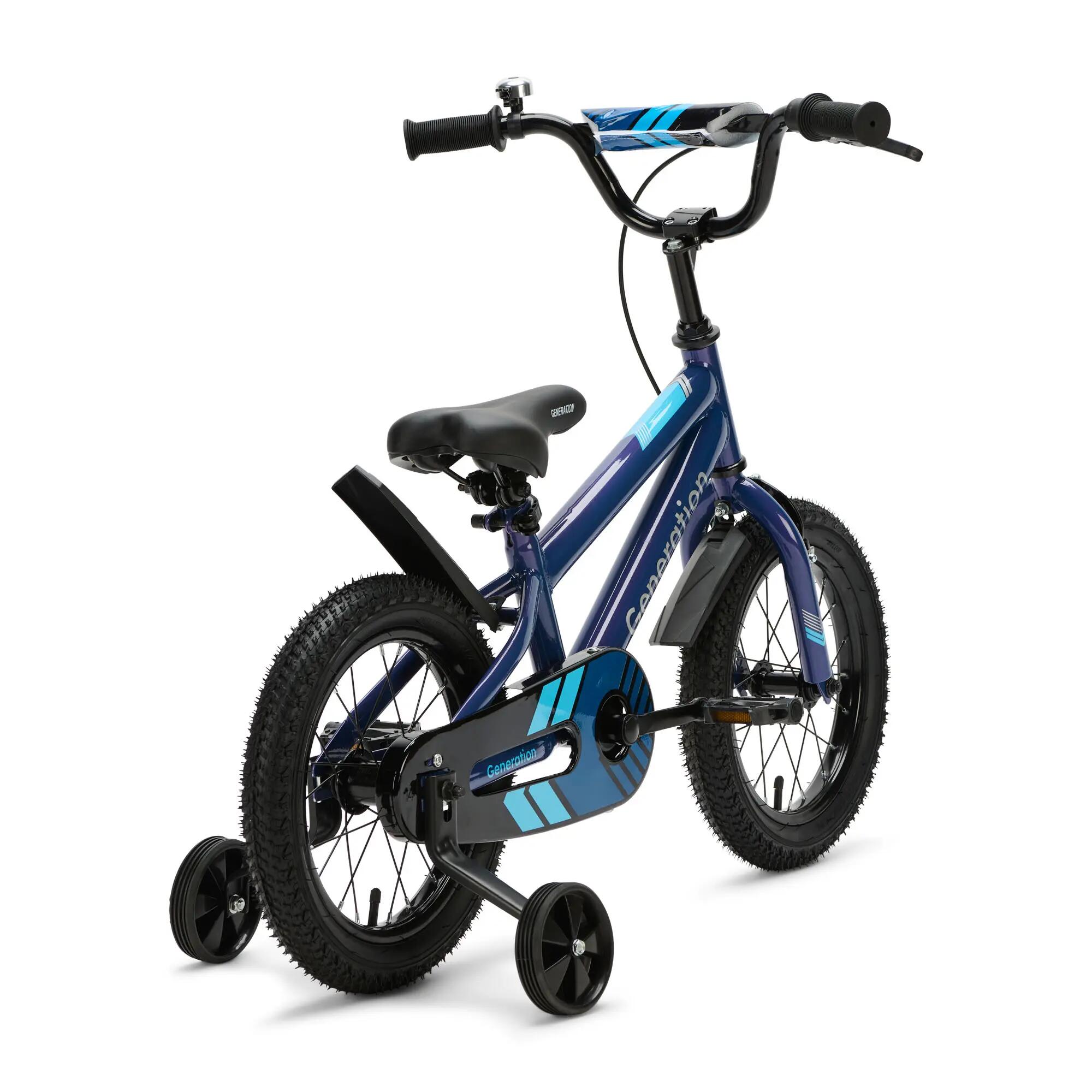 Generation Sport 14 Pouces Bleu – Vélo Enfant – 3 à 5 Ans 3/4
