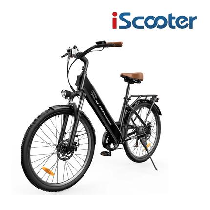 Vélo électrique pour adultes iScooter UcityS, pneus de 26 pouces, moteur 250 W