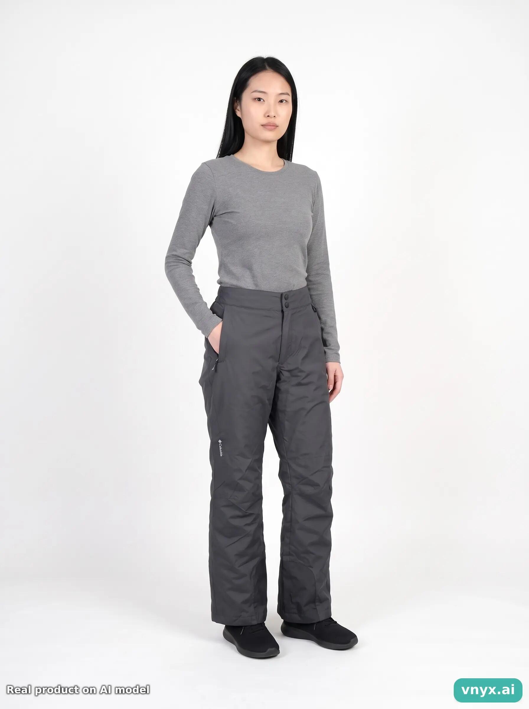Second Life - Vintage Columbia Black Trousers Women M 6/6