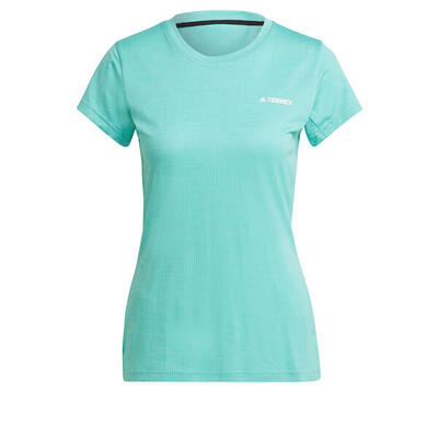 T-shirt adidas tivid. blauw. dames