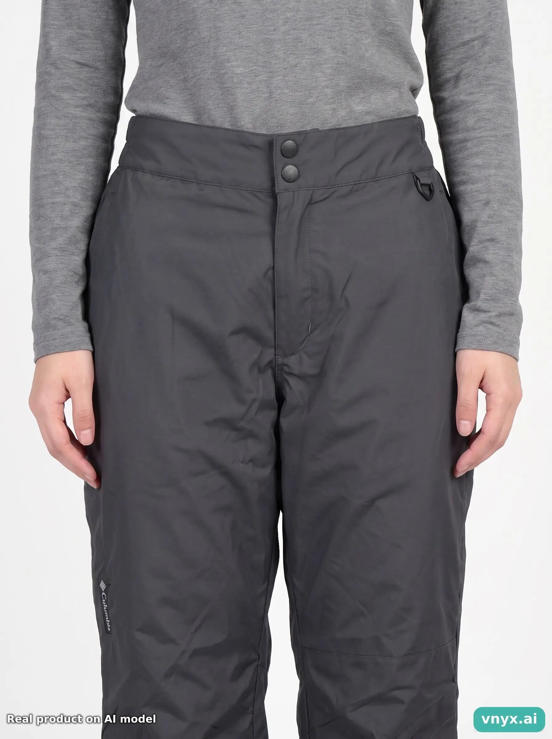 Second Life - Vintage Columbia Black Trousers Women M 5/6