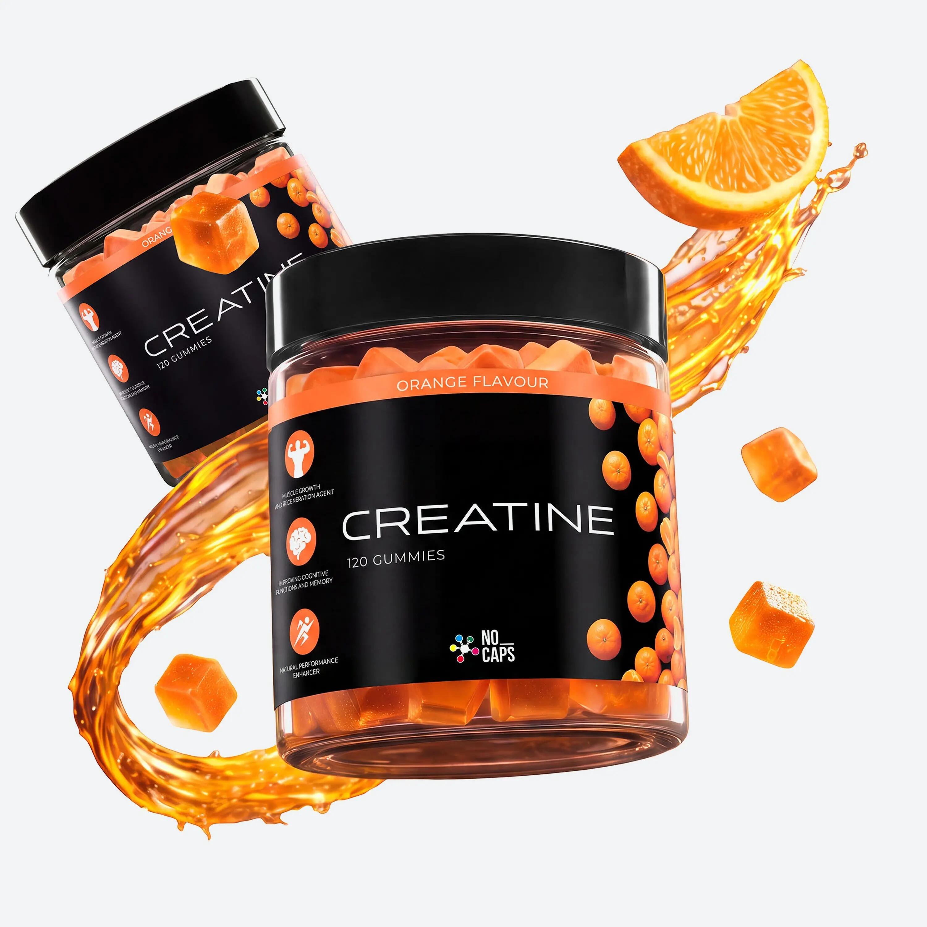 Żelki z kreatyną DMT no_caps Creatine 2 x 120 szt. 2/4