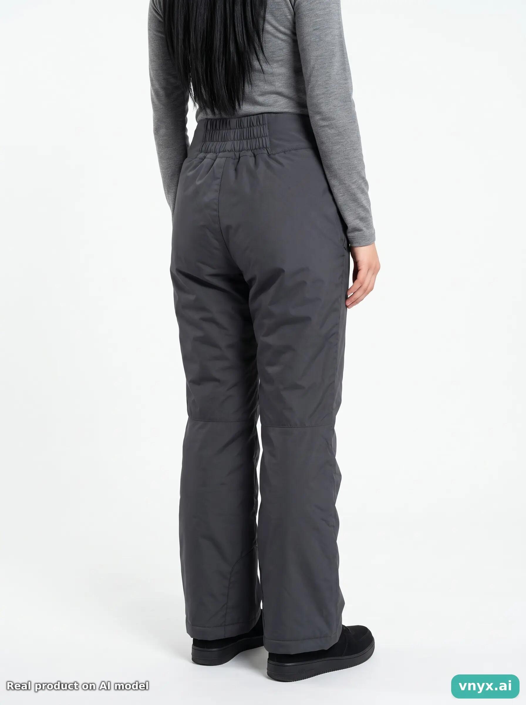 Second Life - Vintage Columbia Black Trousers Women M 2/6