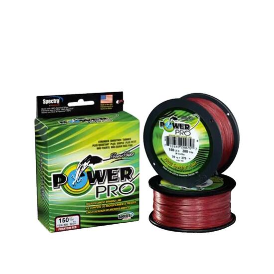 Ligne de pêche Shimano Power Pro 275m Rouge