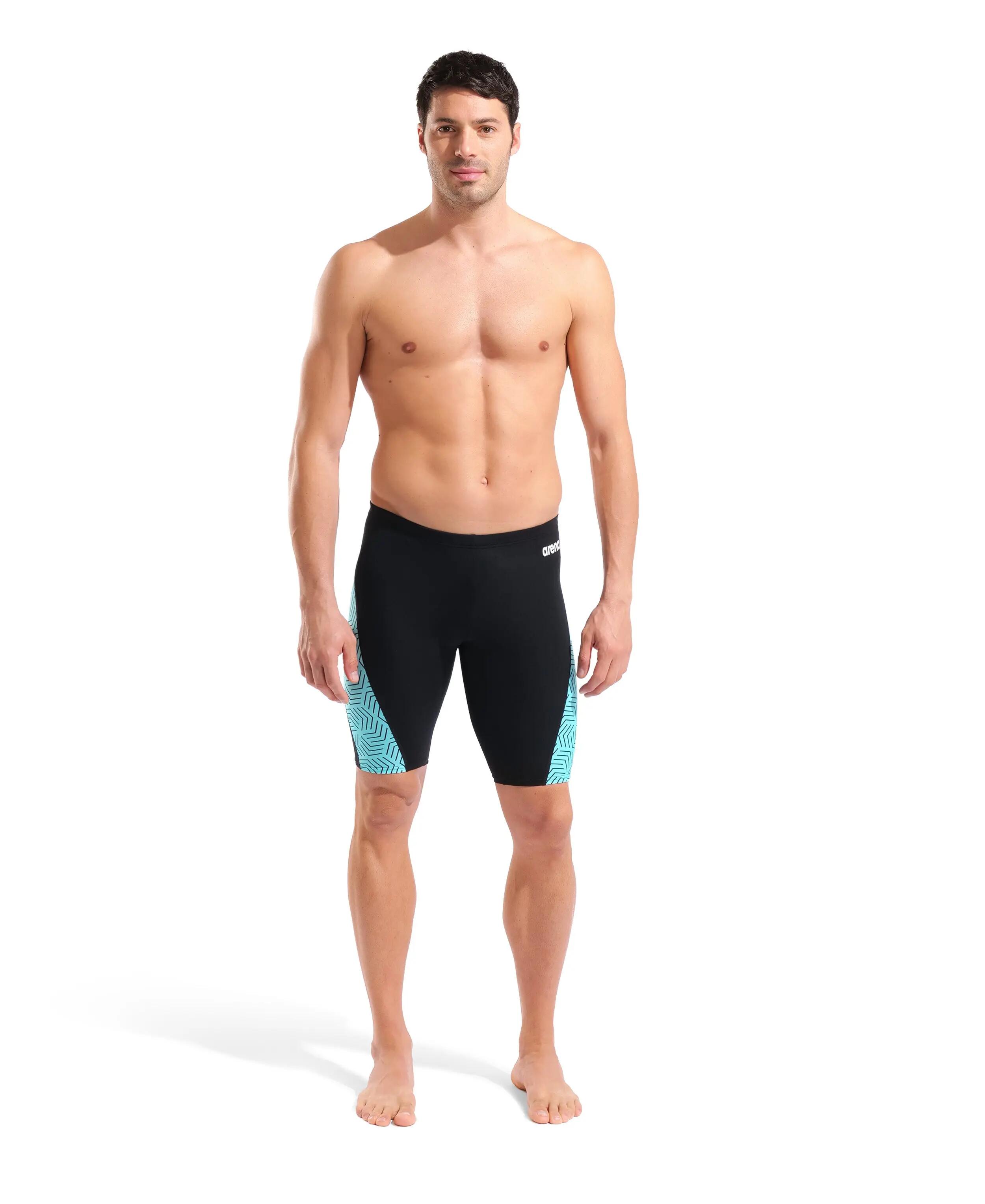 Jammer Arena Allover Water/Multi-Black 3/5