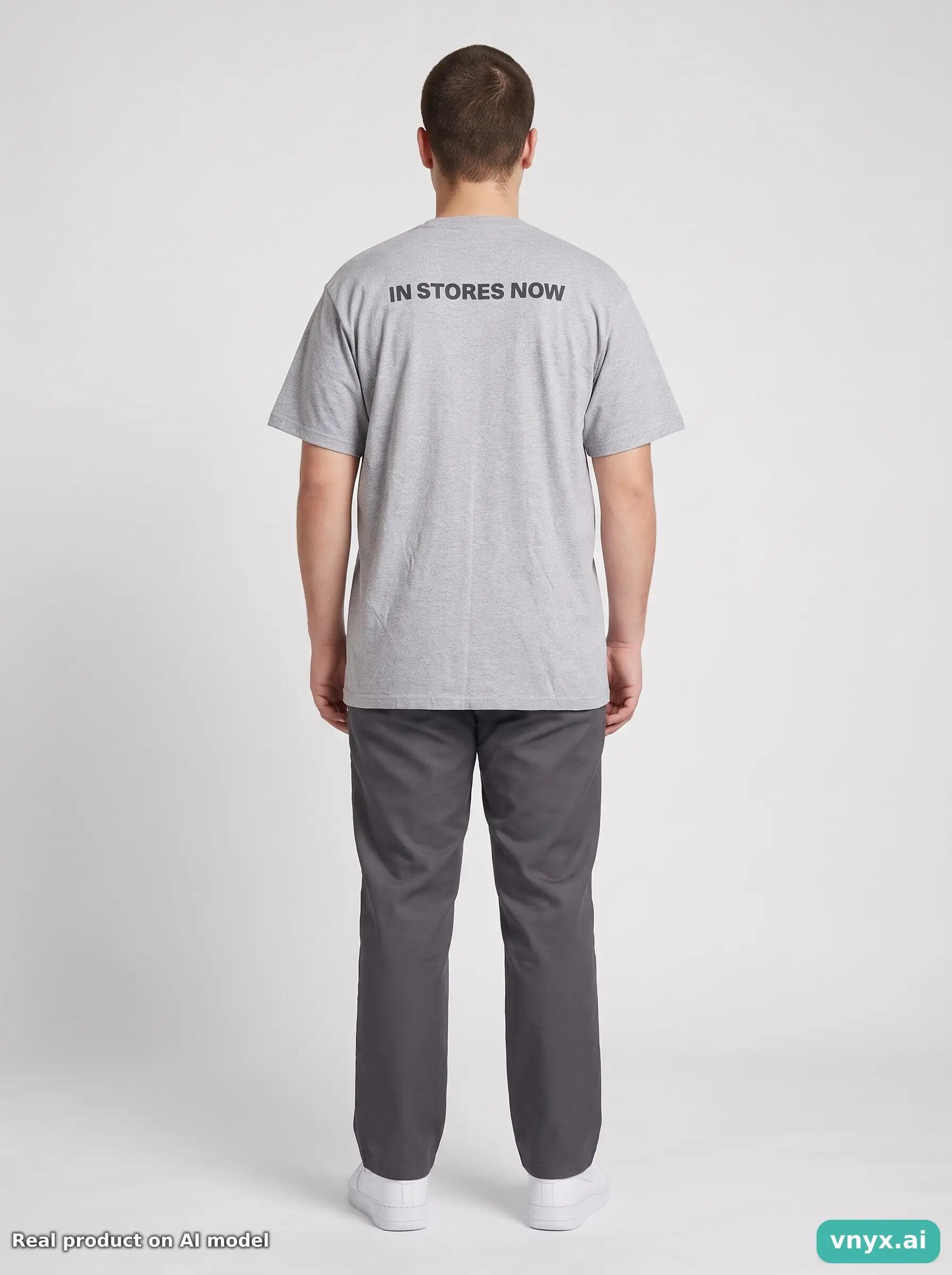Second Life - Supreme T-Shirt in Grey size L 4/5