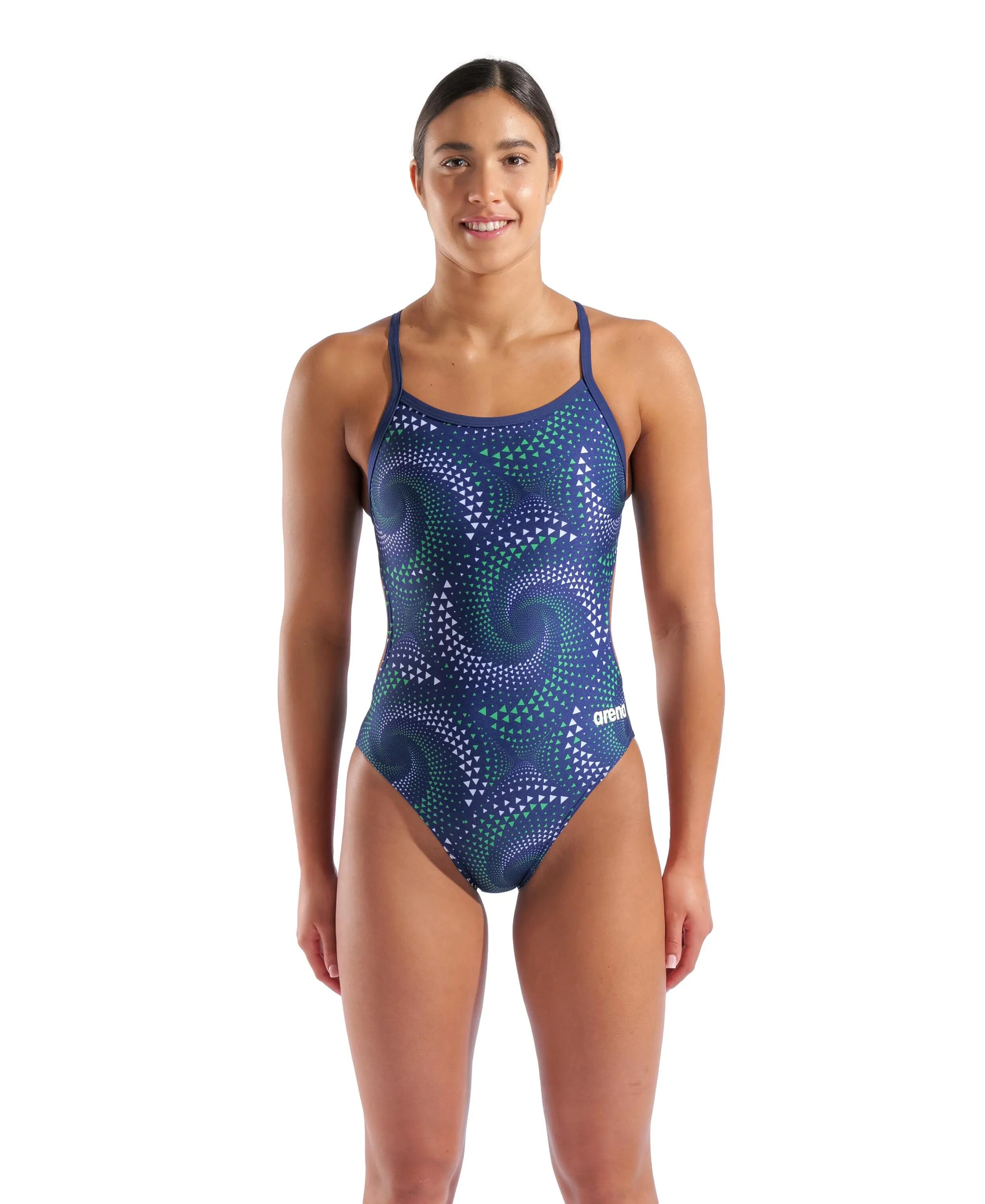 Strój kąpielowy damski Arena Fireflow Swim Msuit Challenge Back 1/7