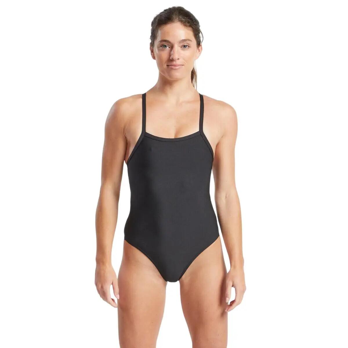 Costume de baie intreg pentru femei - Skinback Solid - negru