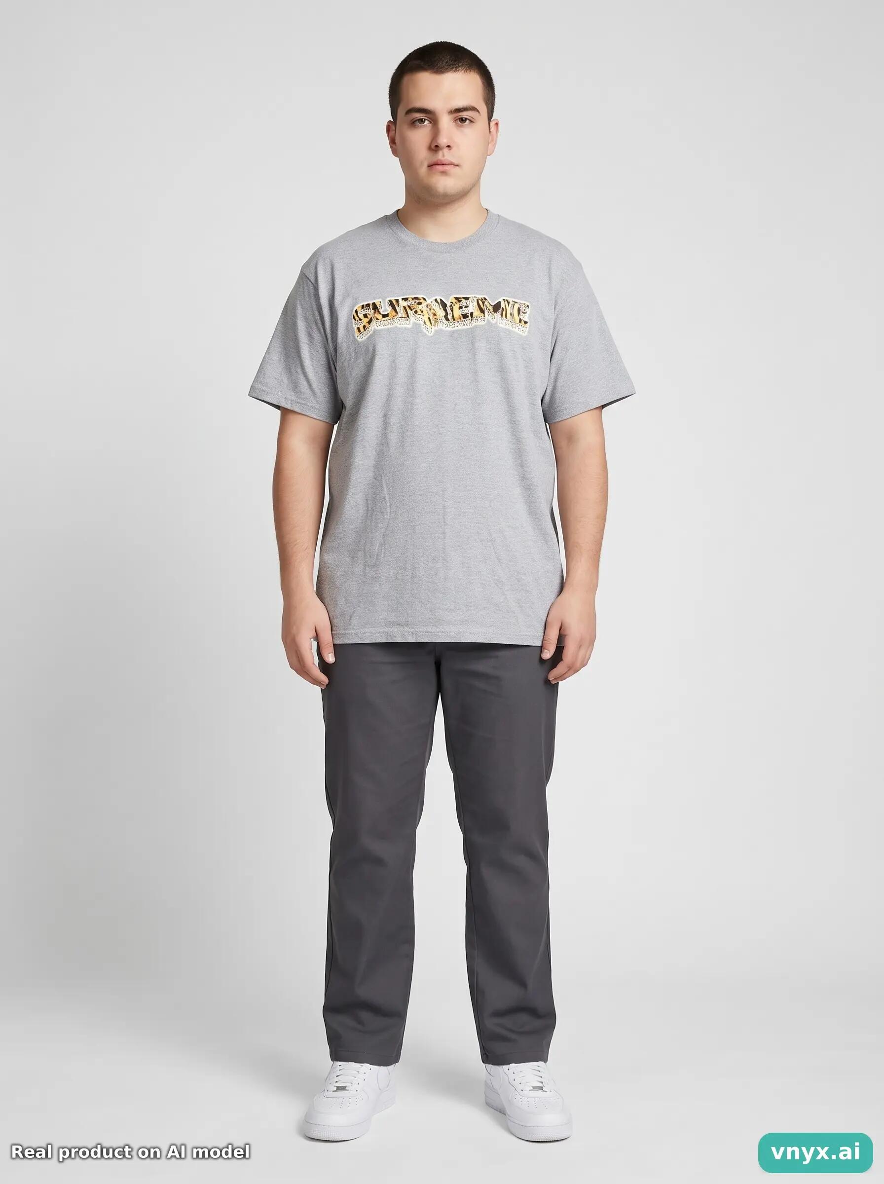 Second Life - Supreme T-Shirt in Grey size L 3/5