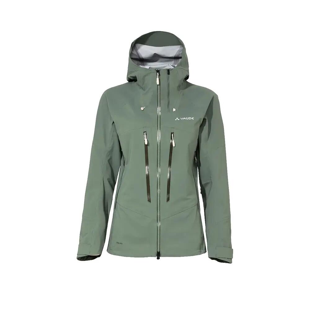 Wasserdichte Vaude Monviso 3L Damenjacke Grün 3/7