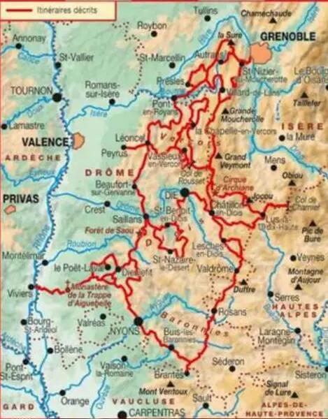 GR9/GR91/GR93/GR95/GR429 TOURS ET TRAVERSEES DU VERCORS DIOIS 904 2/2