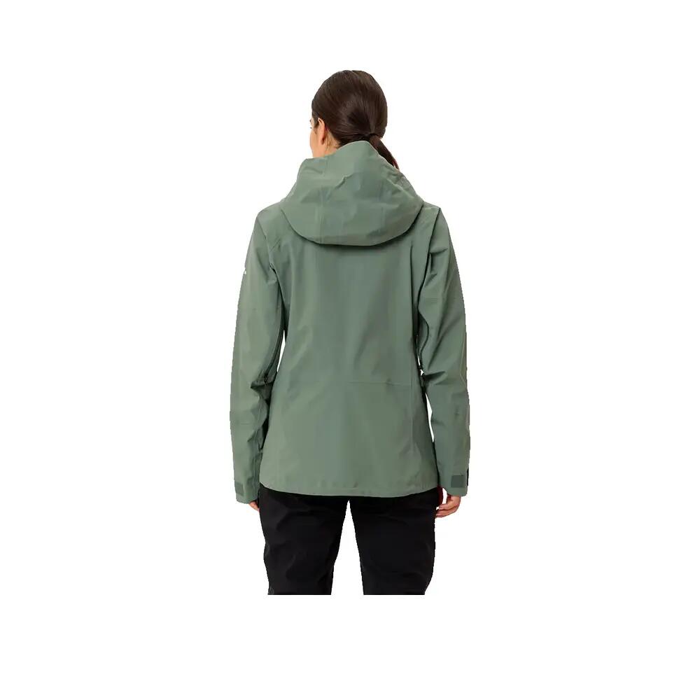 Wasserdichte Vaude Monviso 3L Damenjacke Grün 2/7