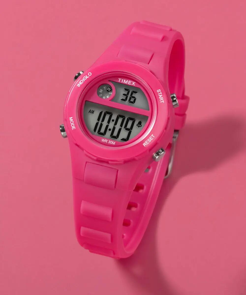 Timex Digital Montre Rose/LCD TW2W92500 5/5