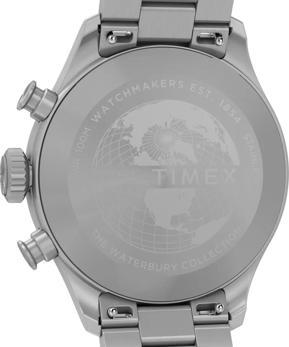 Timex Chronographe Montre Argent/Vert TW2Y19100 4/6
