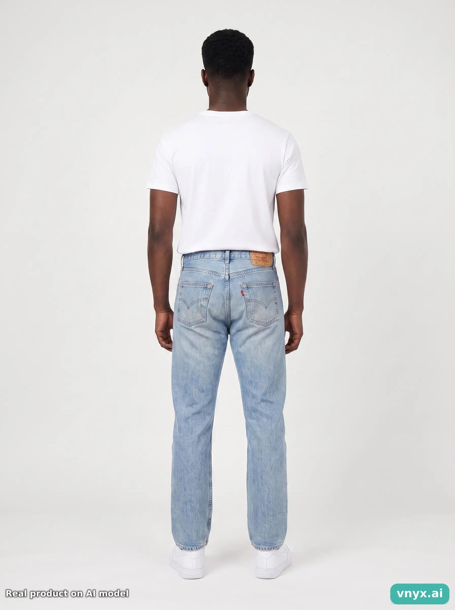Second Life - Vintage Levi Strauss & Co. Light Blue Jeans Men 30 33 4/5