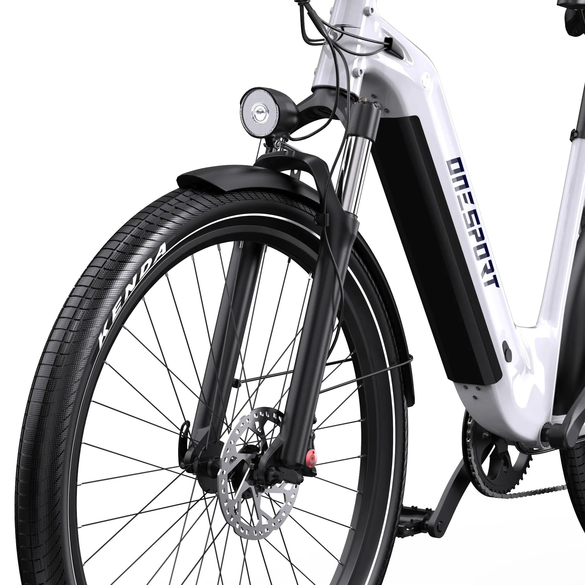 Vélo électrique urbain ONESPORT WT05, Batterie 36V 18,2Ah, Pneu 27,5" 5/8