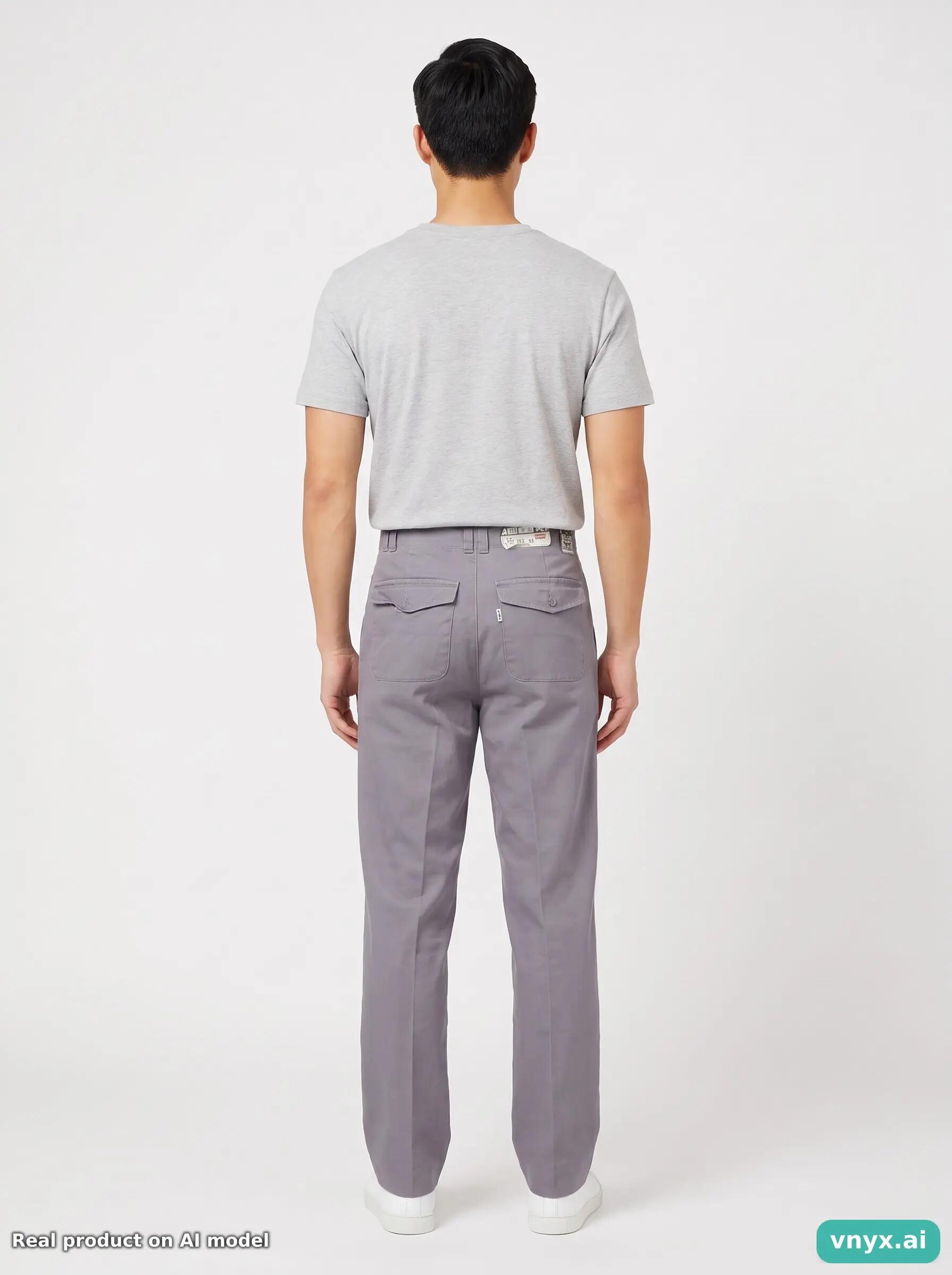Second Life - Vintage Levi's Grey Trousers Men W30 L34 4/6