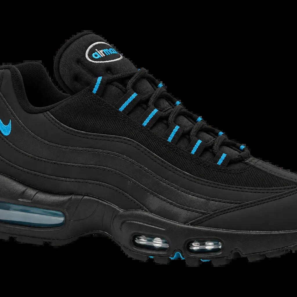 Herren - Sportschuhe - Sneaker - Nike Air Max 95 - Schwarz, Laser Blue