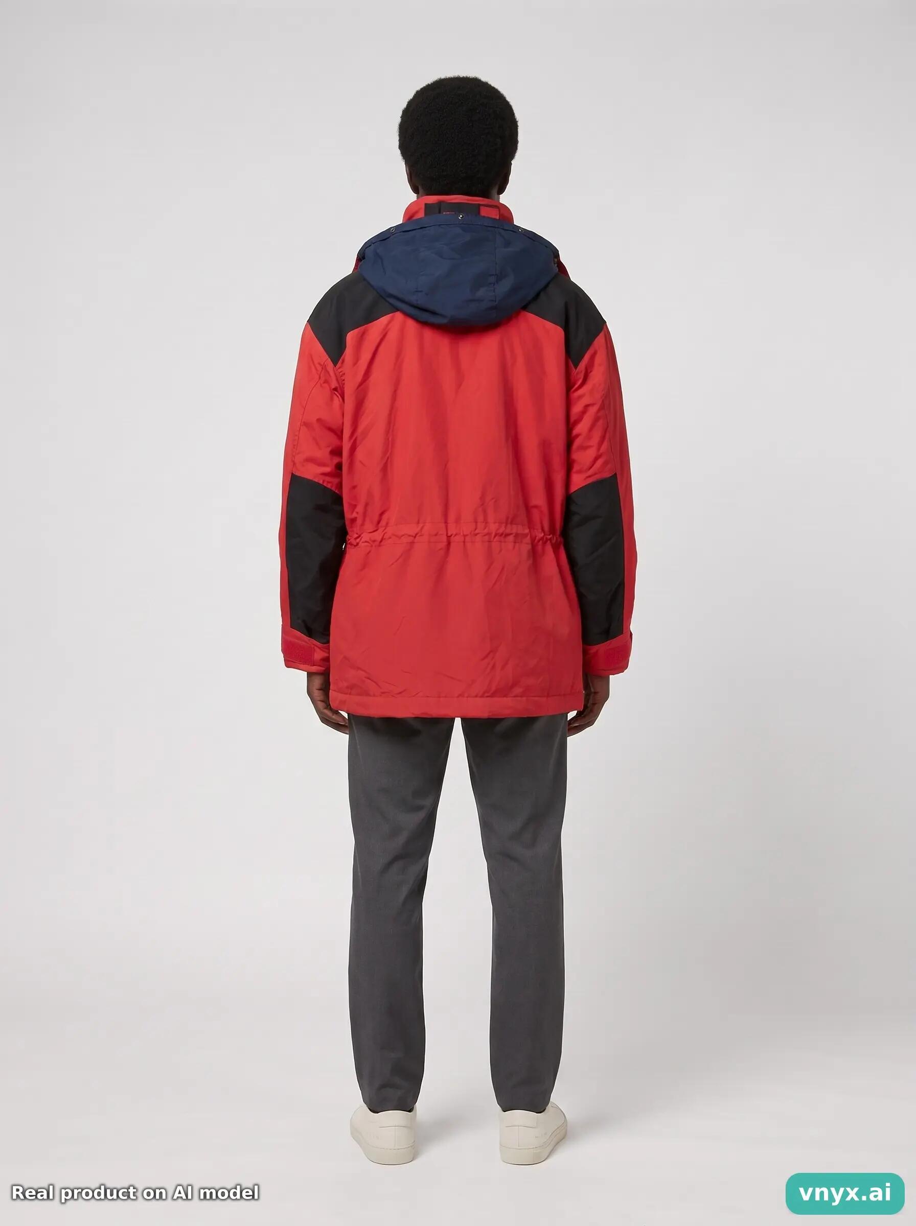 Second Life - Vintage TENSON Red Outdoor Jacket Men M 4/6