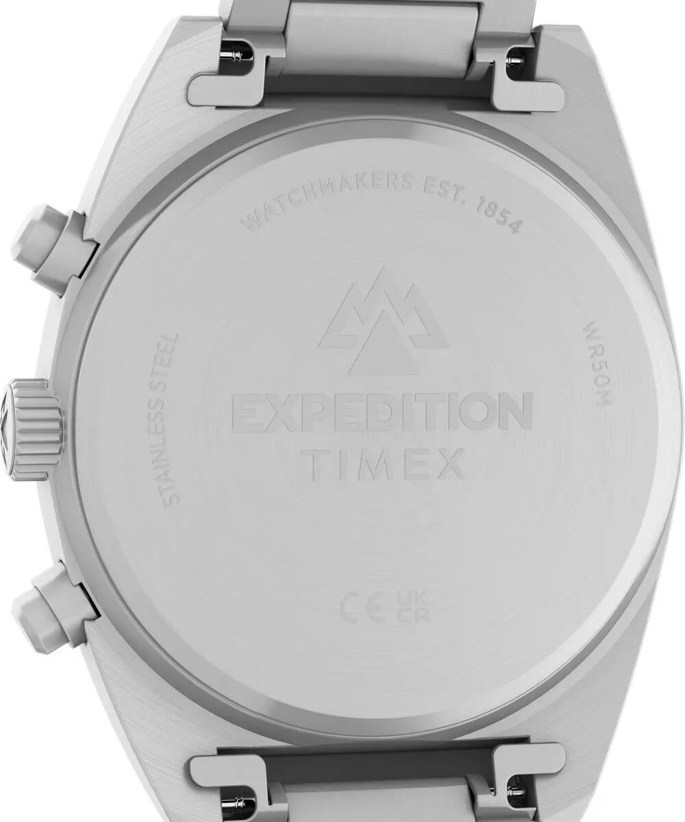Timex Chronograph Uhr Silber/Grün TW2Y61300 3/6