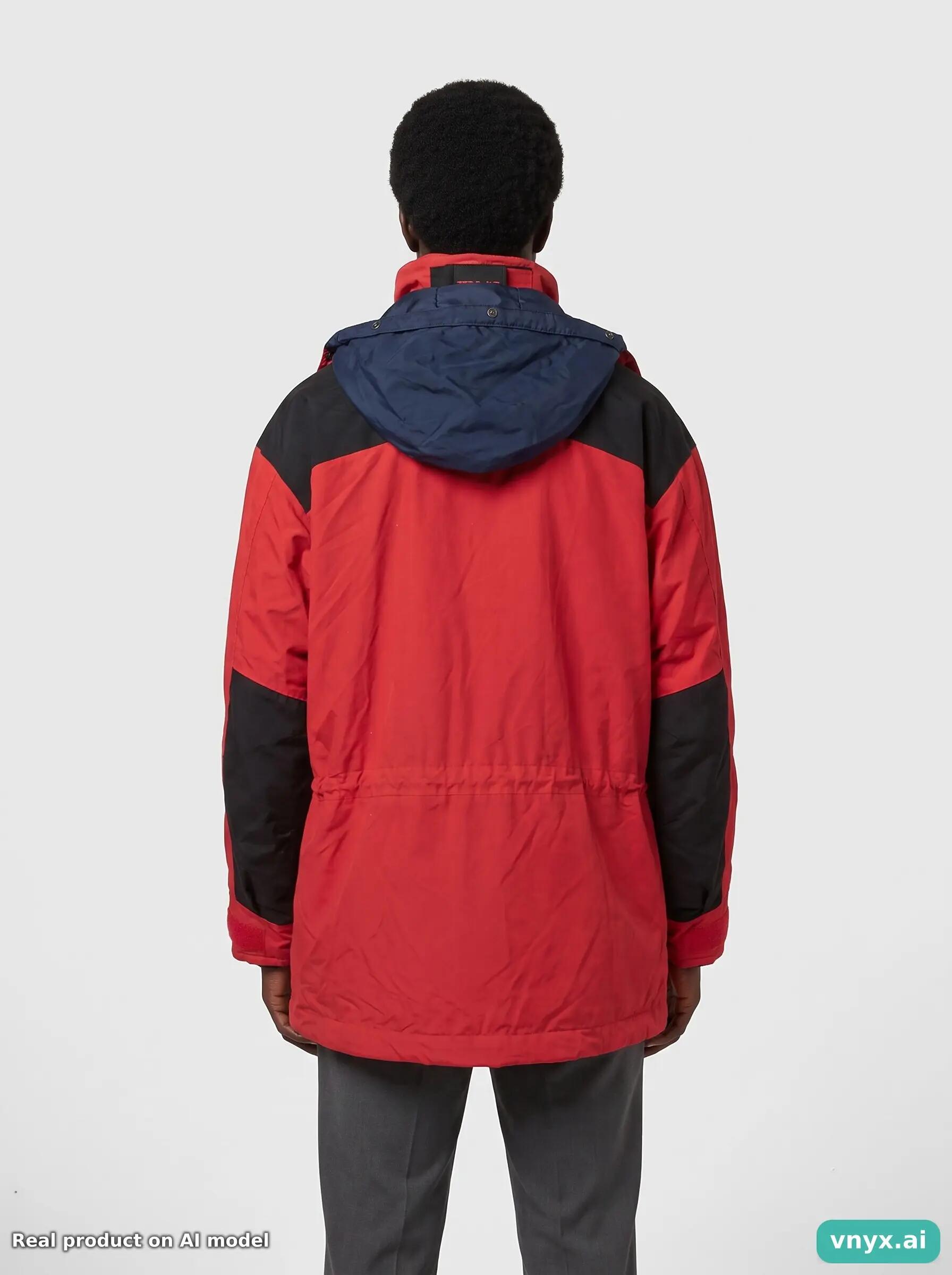 Second Life - Vintage TENSON Red Outdoor Jacket Men M 2/6