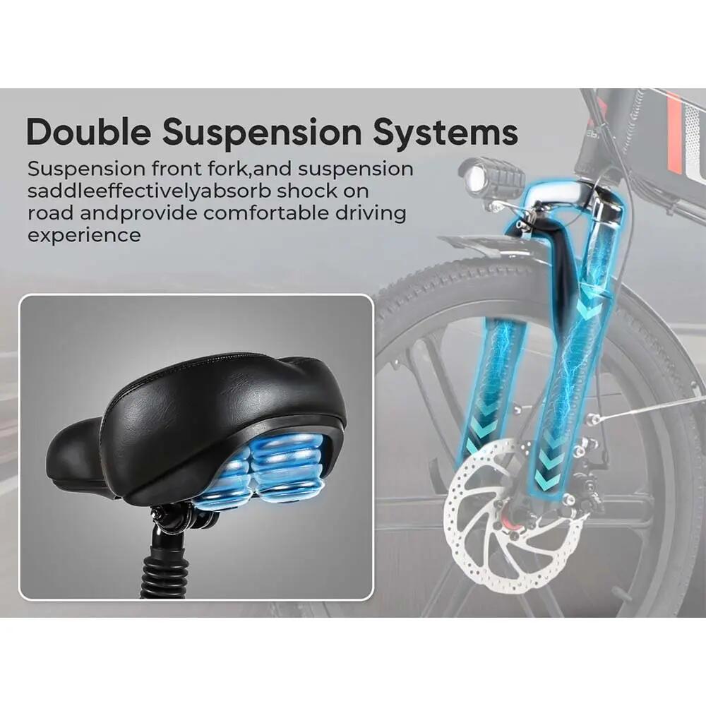 Volwassen opvouwbare e-bike 20LVXD30-II: 20" band | 48V 10Ah 7/8