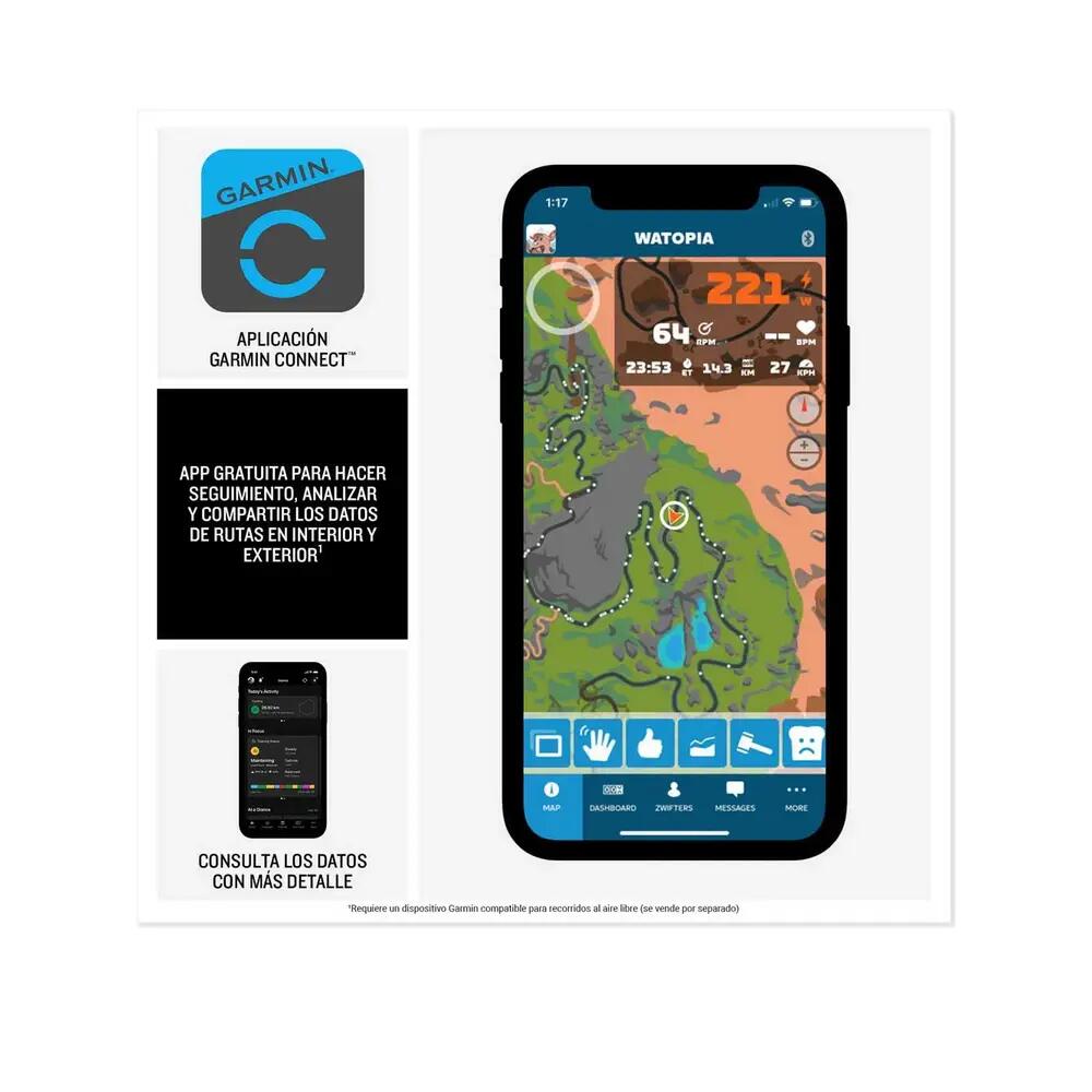 Home trainer Garmin Tacx NEO 2T Smart met Zwift Cog en Click 6/8