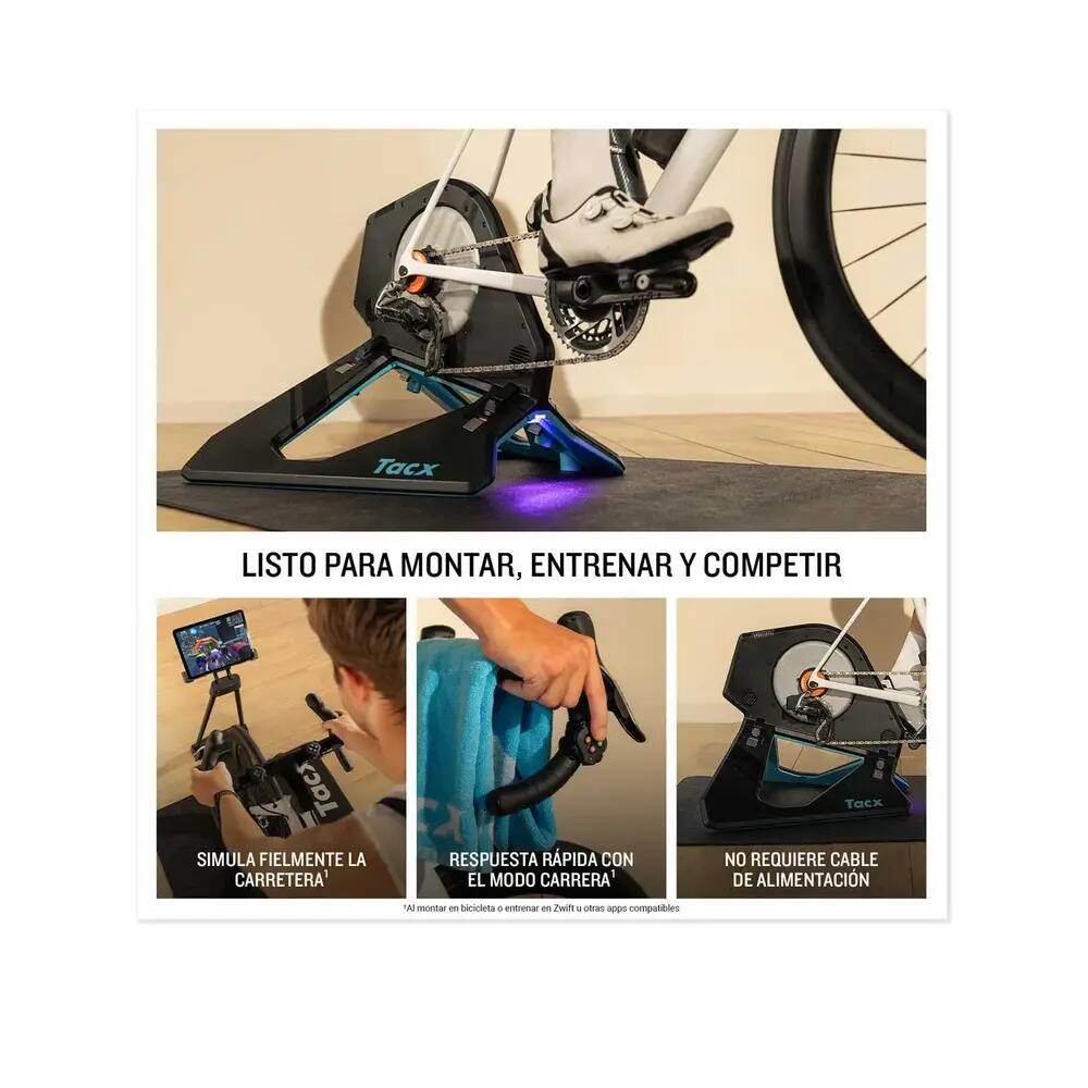 Home trainer Garmin Tacx NEO 2T Smart met Zwift Cog en Click 5/8