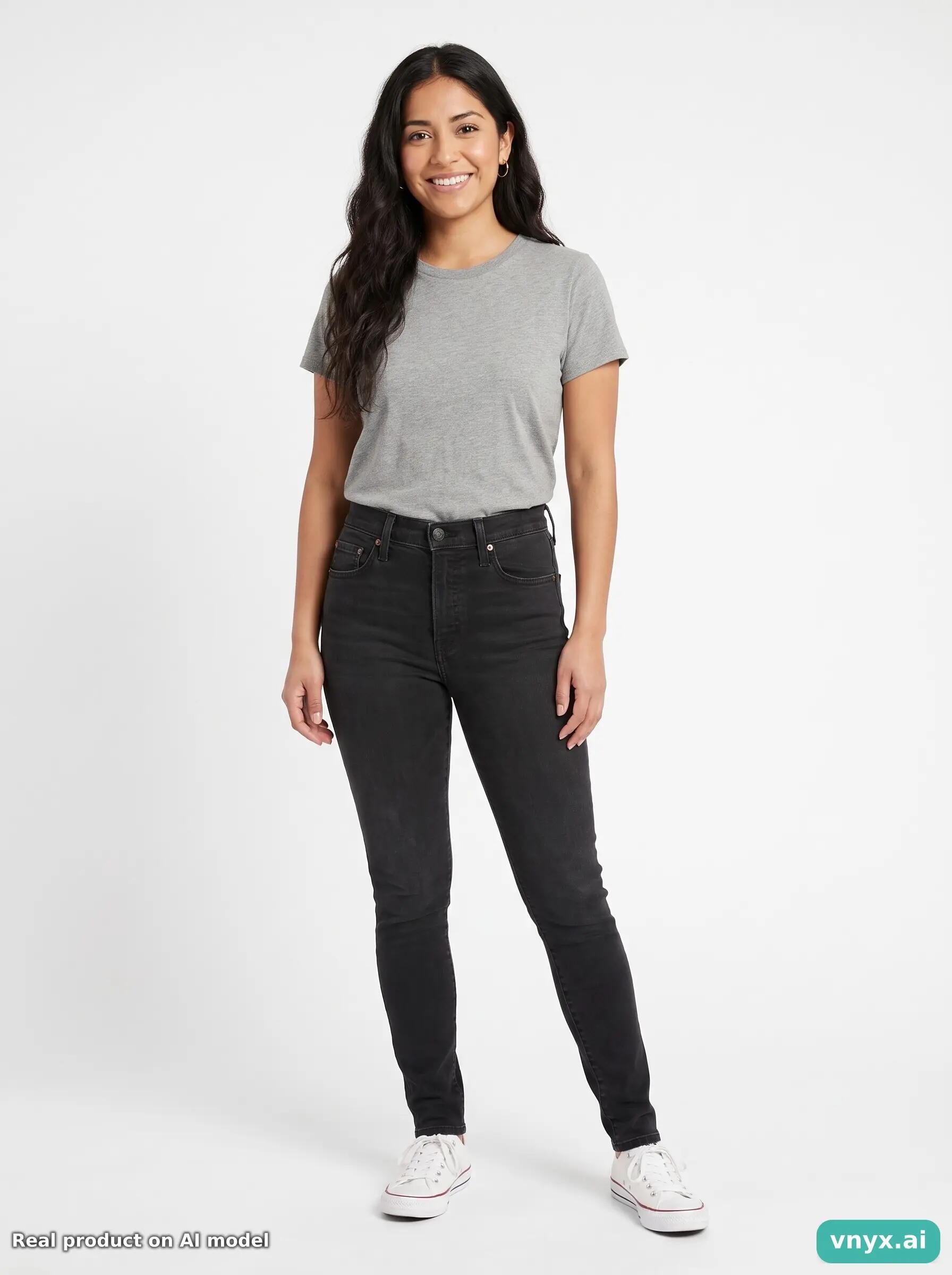Second Life - Vintage Levi's Black Jeans Women W23 L27 6/6